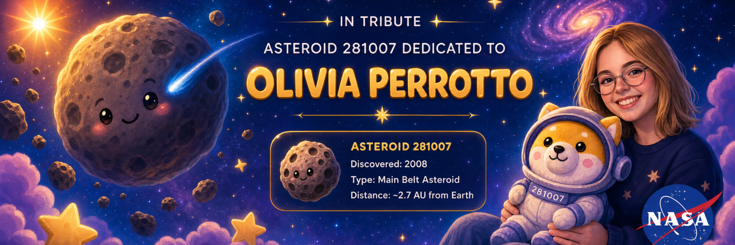 Asteroid 281007 Oliviaperrotto Banner